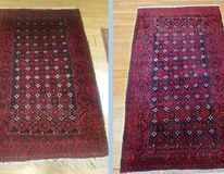 Before and After repair rug