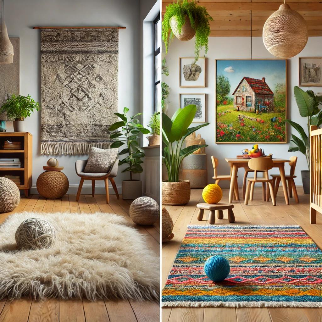 Synthetic vs Natural Rugs