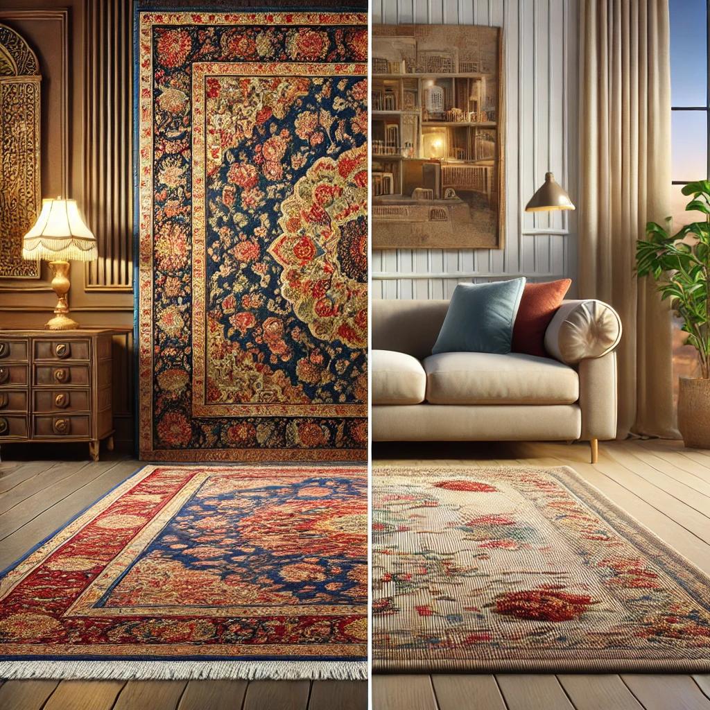 Handmade vs Machin Made Rugs