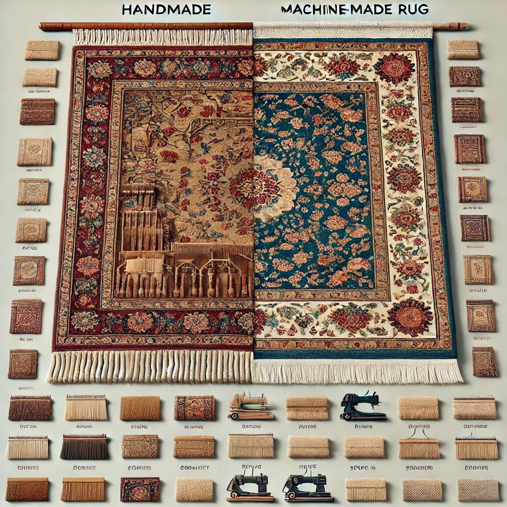 Handmade vs Machine Made Rug Comparison