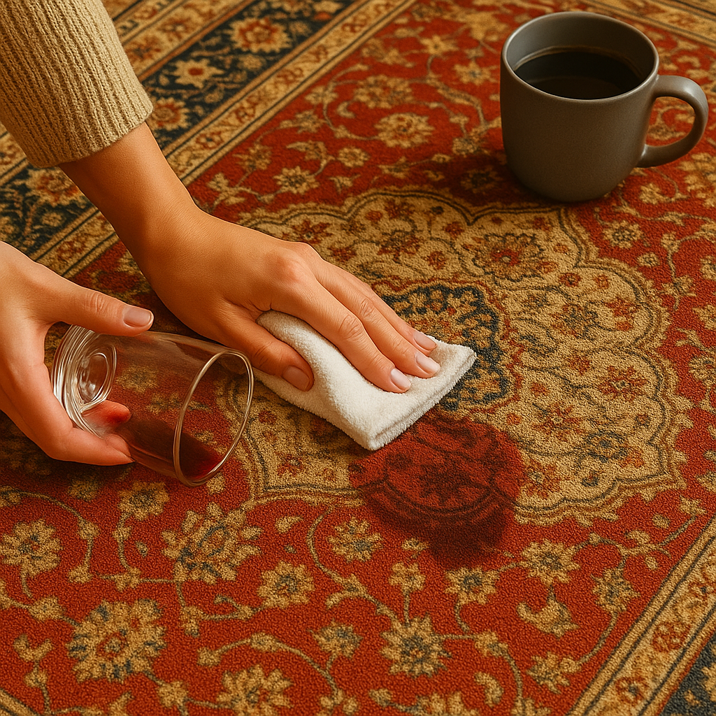 Preventing Wine & Coffee Stains on Rugs Instant DIY Remedies